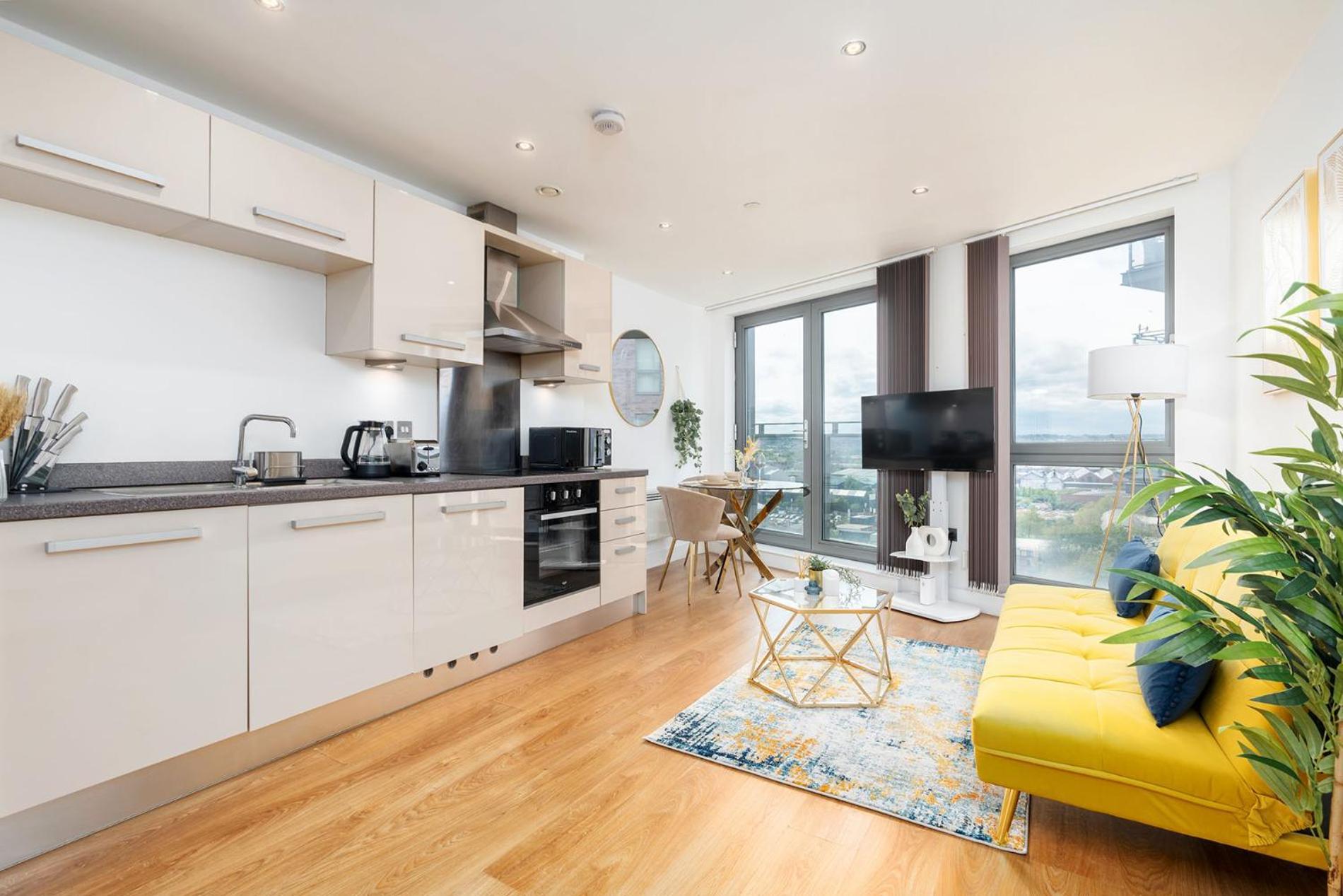 Exclusive Apartment - City Centre - Free Parking -Wifi Netflix- Juliet Balcony Leeds  Kültér fotó